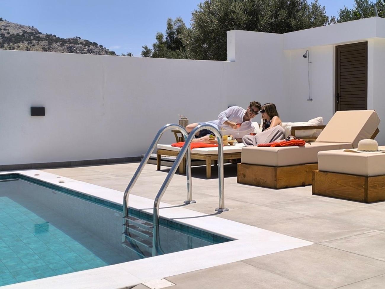 Valantina'S & Mannouel Lardos Luxury Villas Екстер'єр фото